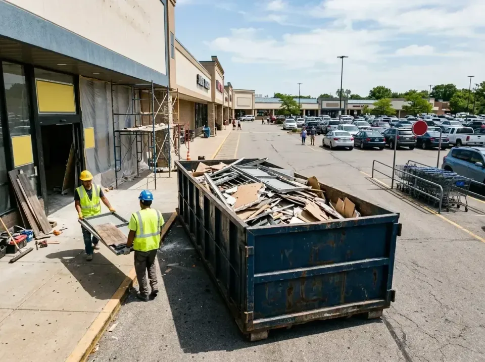 retail-store-renovation-debris-003 — frequently asked questions, Roll-off Dumpster Rentals in Dulles Town Center, VA